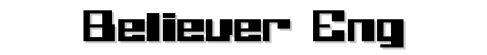 Believer Eng font